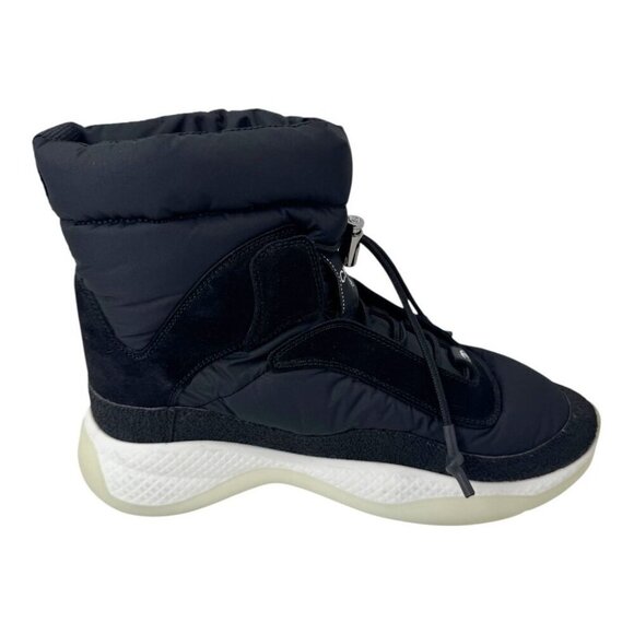 Chanel Snow Boots – Coco Neige 2021/2022 Nylon Suede Black EU 38 - Picture 2 of 10